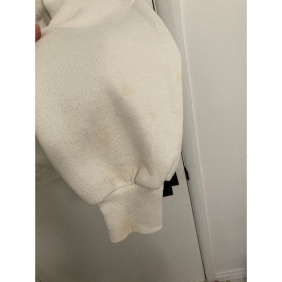 B.J. Design Concepts Vintage Women's Holiday Sweatshirt, White, Large - Picture 3 of 4